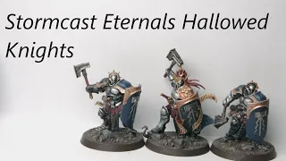 How to paint Stormcast eternal Liberator painted in the colours of the Hallowed knights