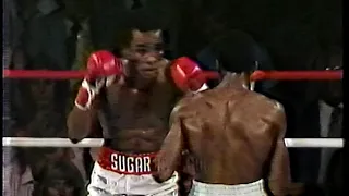 Sugar Ray Leonard vs Thomas Hearns with Howard Cosell