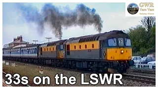 Class 33s on the LSWR