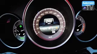 2016 Mercedes CLS 500 (407hp) - 0-256 km/h acceleration (60FPS)