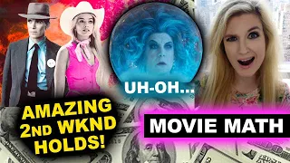 Barbie & Oppenheimer Box Office 2nd Weekend Drops! Haunted Mansion Opening Weekend