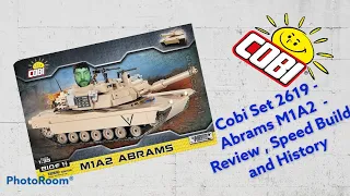 Cobi Abrams M1A2 Tank  - Set 2619 - Review, Speed Build and History