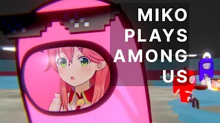 Miko Elite Among Us Gameplay 「 Sakura Miko  」 Space Yagoo