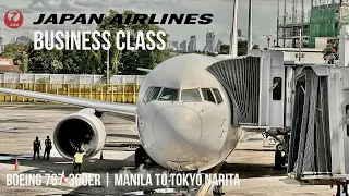 Japan Airlines Business Class Boeing 767-300ER | Manila to Tokyo Narita