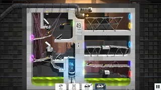 Bridge Constructor Portal   level 49 low budget solution