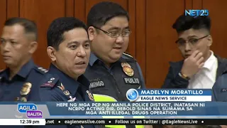 Hepe ng mga PCP Manila Police District, inatasan na sumama sa mga anti illegal drugs operation