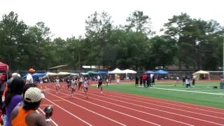 Houston Sonics Midget Girls 4x100 relay - 5/19/2012