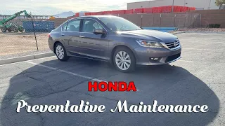 TIMING BELT AND WATER PUMP SERVICE ON A V6 HONDA :: 2014 HONDA ACCORD J SERIES