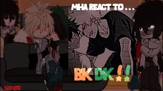 MHA React To BakuDeku! 🧡💚 || Mha/Bnha || GCRV || BKDK AU|| FANON! || Gacha Club! || SHIPS IN DESC ||