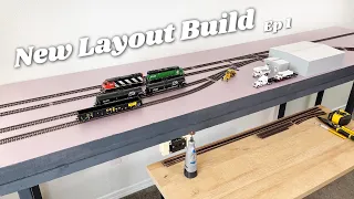 NEW HO TRAIN LAYOUT BUILD SERIES - Ep 1