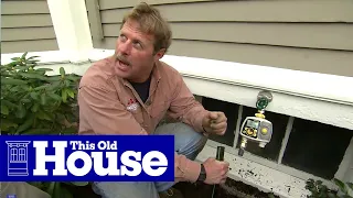 How to Install In-Ground Sprinklers | This Old House