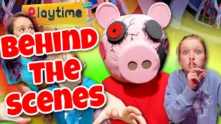 Poppy Playtime In Real Life with Roblox PIGGY (Behind the Scenes)