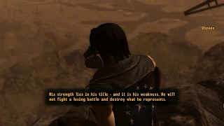 Fallout: New Vegas (PC) - Ulysses Talks About Legate Lanius and Joshua Graham