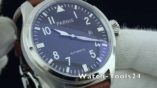 Parnis Big Pilot 47mm Automatik Seagull