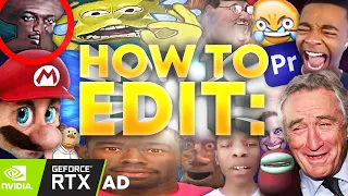 How To Edit 21st Century Humour Memes (Premiere Pro)