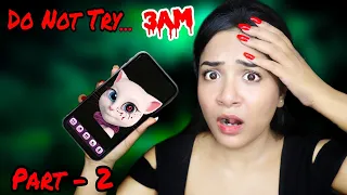 Talking to Haunted *Angela* at 3 AM Challenge! Real or Fake? Part - 2 | Nilanjana Dhar