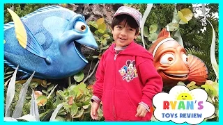 Amusement Park for Kids Rides! Frozen Ever After Ride at Epcot! Meeting Disney Elsa and Anna IRL