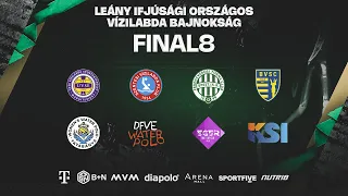 LEÁNY IFJÚSÁGI VÍZILABDA FINAL 8  |  UVSE – Tatabánya negyeddöntő