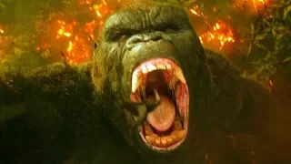 Kong's First Appearance - Arriving At Skull Island Scene - Kong: Skull Island (2017) Movie Clip HD