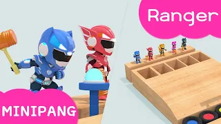 Learn colors with Miniforce | Ranger | Color change | Color play | Mini-Pang TV 3D Play
