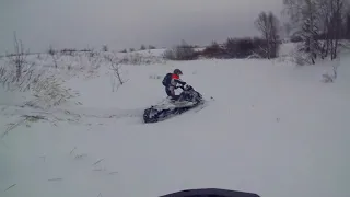 Покатушки на снегоходах. Гостевой дом Урга