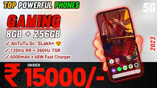 TOP 5 BEST GAMING PHONE UNDER 15000 IN 2023| 8GB RAM LATEST BEST GAMING PHONE UNDER 15K FOR FF,BGMI