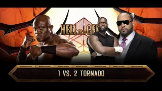 WWE 2K22 Bobby Lashley vs Omos & MVP HELL IN A CELL´22