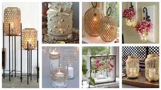 افكار💡 دون صباغة عندك خيوط او قطعة قماش ابدعي ✨ #قنينات#برطمانات #قارورات# DIY recyclage des pots