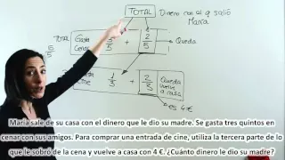 Problemas con fracciones-obtener el total a partir de la parte de lo que queda