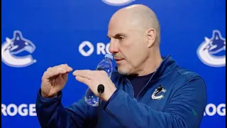 Tocchet On FIGHT At Canucks Practice