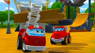 Fixing the Broken Pipe | Car Cartoons for Kids | The Adventures of Chuck & Friends