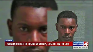 Woman robbed after winning over $46,000 at Riverwind Casino; suspect still at large