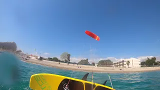 Extreme light wind kitesurf foil 3-5 knots