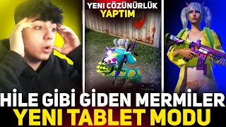 KİMSENİN BİLMEDİĞİ YENİ TABLET MODUNU YAPTIM! HİLE GİBİ GİDEN MERMİLER! | PUBG Mobile