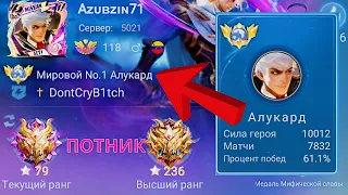 ТОП 1 МИРА АЛУКАРД ШИНКУЕТ ПРОТИВНИКОВ / MOBILE LEGENDS