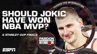 Nikola Jokic was ROBBED of the NBA MVP! + Stanley Cup Finals Game 5 preview w/ Kevin Weekes | PTI