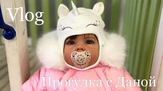 VLOG//Прогулка с Даной//Кукла реборн молд Лиам.