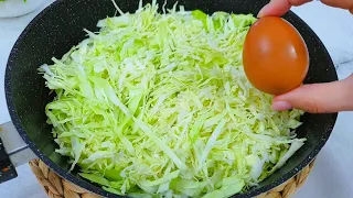 Just pour the eggs over the cabbage and the result will be amazing! Fast and incredibly tasty!