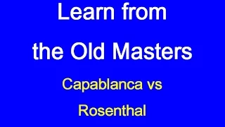 Jose Raul Capablanca vs Jacob Carl Rosenthal: New York 1909