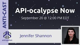API-ocalypse Now - Jennifer Shannon | 1-Hour