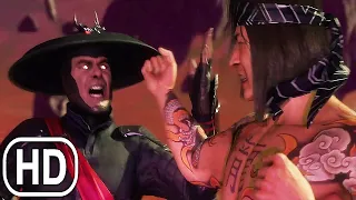 Liu Kang VS Raiden Different Timelines Flashback Scene - Mortal Kombat