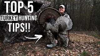Top 5 Turkey Hunting Tips for Beginners!!