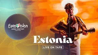 Stefan - Hope - Estonia 🇪🇪 - Live On Tape - Eurovision 2022