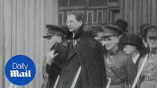 Archive footage shows Easter Rising commemoration from 1935 - Daily Mail