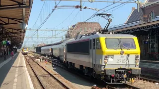 NMBS HLE27 2715 met Charter trein in Roosendaal