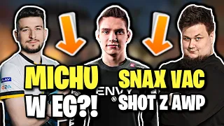 MICHU DOŁĄCZY DO EVIL GENIUSES?! SNAX VAC SHOT Z AWP, MORELZ 1vs4 ZE SCOUT-a - CSGO BEST MOMENTS