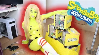 The *real* SPONGEBOB SQUAREPANTS unboxes Battle for Bikini Bottom Rehydrated FUN Edition + gameplay!