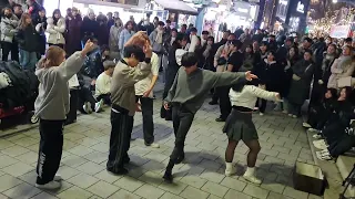 [STREET ARTIST] BE OUR. WITH NEW MEMBERS. INTERACTIVE HONGDAE BUSKING. 240110.