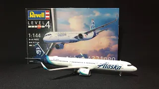 Assembly / Revell 1/144 scale Airbus A321-Neo Alaska Airlines / BigScale