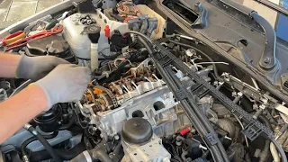 BMW 320i N46B20 Motor Valvetronic Exzenterwelle defekt eingelaufen Austausch ohne Spezialwerkzeug
